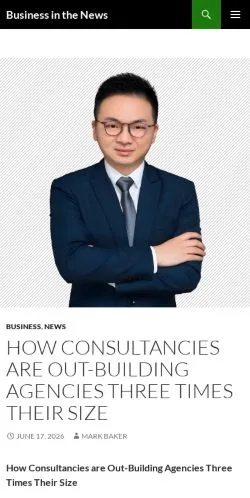 Anteprima del sito Business In The News, media di Regno Unito per articoli sponsorizzati