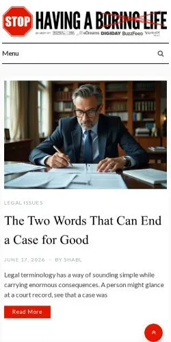Anteprima del sito Stop Having a Boring Life, media di Stati Uniti per articoli sponsorizzati