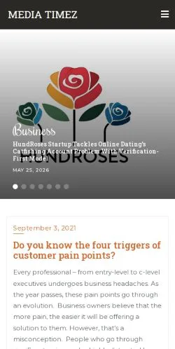 Anteprima del sito Media Timez, media di Stati Uniti per articoli sponsorizzati