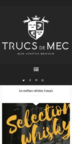 Anteprima del sito Trucs de Mec, media di Francia per articoli sponsorizzati