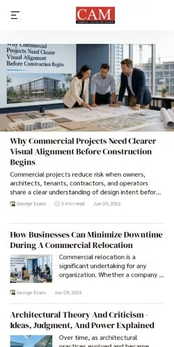 Anteprima del sito Commercial Architecture Magazine, media di Stati Uniti per articoli sponsorizzati