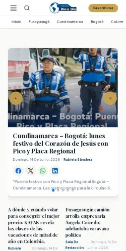 Anteprima del sito Noticias Dia a Dia, media di Spagna per articoli sponsorizzati