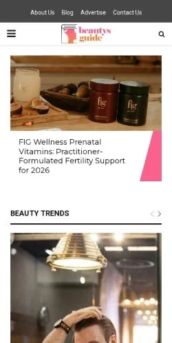 Preview of the Beauty's Guide website, a media outlet in United States for sponsored articles
