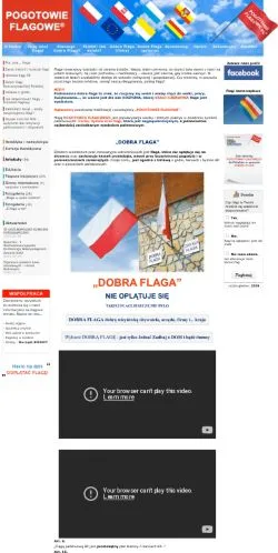 Anteprima del sito Pogotowie Flagowe, media di Polonia per articoli sponsorizzati