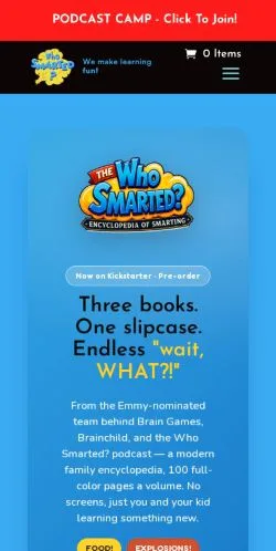 スポンサード記事向けのアメリカ合衆国メディア、Who Smartedのサイトプレビュー