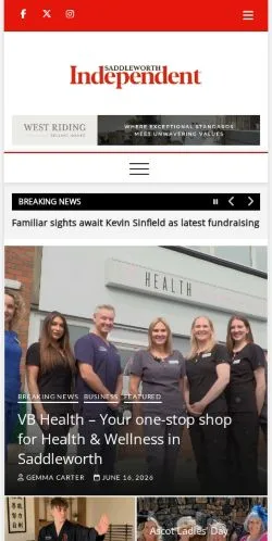 Podgląd witryny Saddleworth Independent -, medium z kraju Wielka Brytania do artykułów sponsorowanych