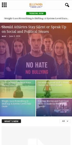 Anteprima del sito Illinoisnewstoday.com, media di Stati Uniti per articoli sponsorizzati