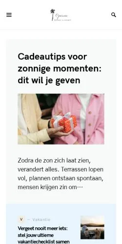 Anteprima del sito Goeiweer -, media di Belgio per articoli sponsorizzati
