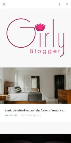 Anteprima del sito Girly Blogger, media di Stati Uniti per articoli sponsorizzati