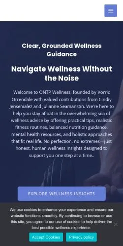 Sponsorlu makaleler için Amerika Birleşik Devletleri medyası Ontp Wellness sitesinin önizlemesi