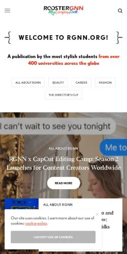 スポンサード記事向けのアメリカ合衆国メディア、ROOSTERGNN Global News Networkのサイトプレビュー