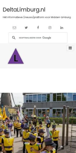 Anteprima del sito Delta Limburg, media di Paesi Bassi per articoli sponsorizzati