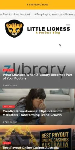 Anteprima del sito Littlelioness, media di Stati Uniti per articoli sponsorizzati