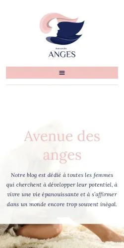 Vorschau der Website Avenue Des Anges, Medium aus Frankreich für gesponserte Artikel