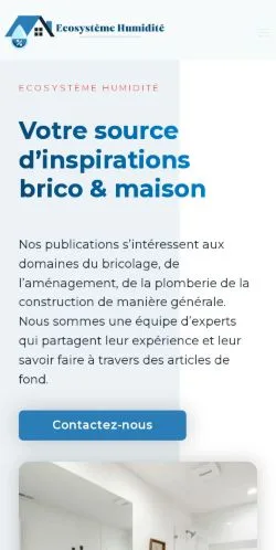 Anteprima del sito Ecosystème Humidité, media di Francia per articoli sponsorizzati
