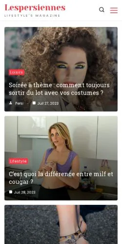 Anteprima del sito Les Persiennes Guide, media di Francia per articoli sponsorizzati