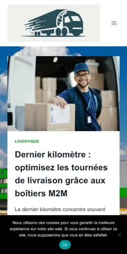 Preview of the Pontabus website, a media outlet in France for sponsored articles