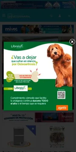 Podgląd witryny IM Veterinaria Noticias, medium z kraju Hiszpania do artykułów sponsorowanych