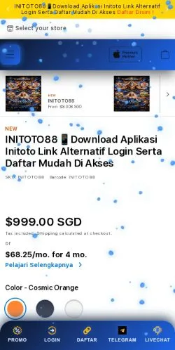 Forhåndsvisning av nettstedet Xiaomi Trends, medium fra USA for sponsede artikler