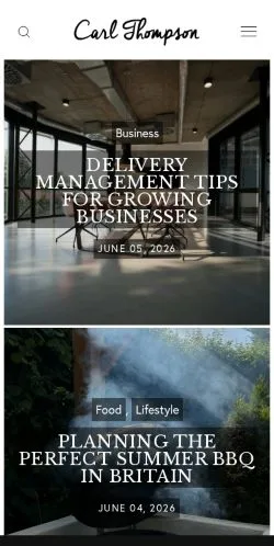 Anteprima del sito MEN'S STYLE BLOG, media di Regno Unito per articoli sponsorizzati