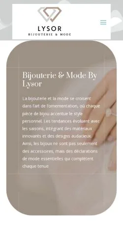 スポンサード記事向けのフランスメディア、Lys Orのサイトプレビュー