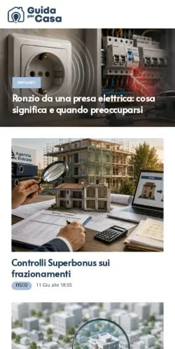 Anteprima del sito Guida Casa, media di Italia per articoli sponsorizzati