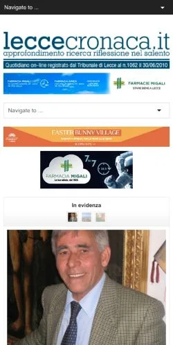 Anteprima del sito LecceCronaca.it, media di Italia per articoli sponsorizzati