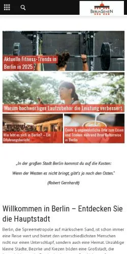 Anteprima del sito Berlin Sehen, media di Germania per articoli sponsorizzati
