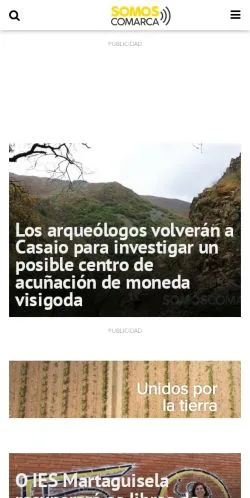 스폰서 기사용 스페인 매체 Somos Comarca. Tu información cercana 사이트 미리보기
