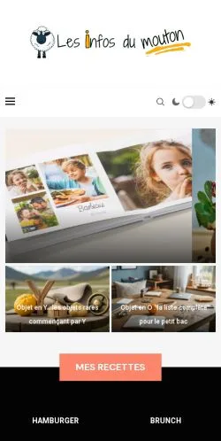 Anteprima del sito Cuisine Moi Un Mouton, media di Francia per articoli sponsorizzati