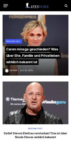 Forhåndsvisning av nettstedet Lifeswire, medium fra Tyskland for sponsede artikler