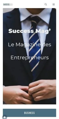 Podgląd witryny Success Mag, medium z kraju Francja do artykułów sponsorowanych