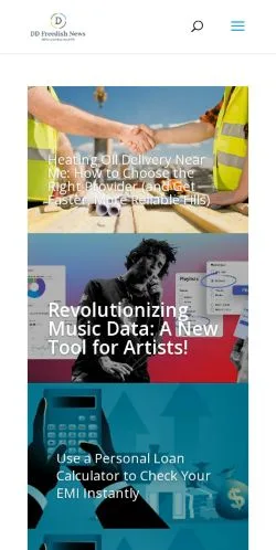 Anteprima del sito DD Freedish News, media di Stati Uniti per articoli sponsorizzati