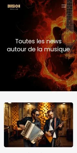 Preview of the Divisionbell20 website, a media outlet in France for sponsored articles