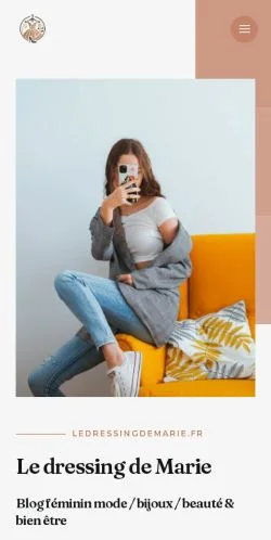Podgląd witryny Le Dressing De Marie, medium z kraju Francja do artykułów sponsorowanych