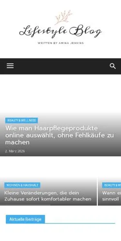 Forhåndsvisning af Ellisa Frauenmagazin, medie fra Tyskland til sponsorerede artikler