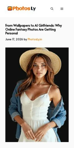 Anteprima del sito PhotosLy, media di India per articoli sponsorizzati