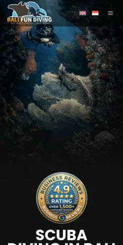 Podgląd witryny Bali FUN Diving, medium z kraju Stany Zjednoczone do artykułów sponsorowanych