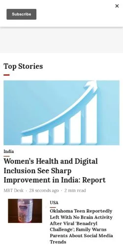 Anteprima del sito Medbound Times, media di Stati Uniti per articoli sponsorizzati