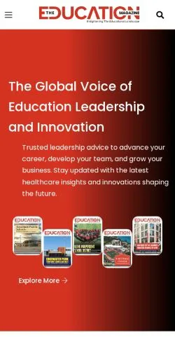 스폰서 기사용 미국 매체 Education Insights 사이트 미리보기