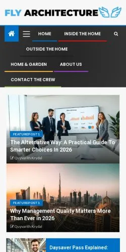 Aperçu du site Flyarchitecture, média de États-Unis pour articles sponsorisés
