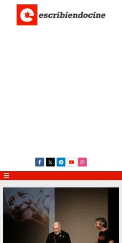 Anteprima del sito EscribiendoCine, media di Argentina per articoli sponsorizzati