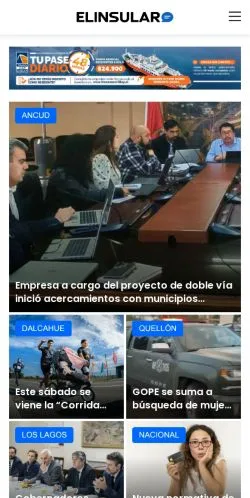Aperçu du site El Insular, média de Espagne pour articles sponsorisés