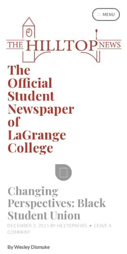 Podgląd witryny LaGrange Student News, medium z kraju Stany Zjednoczone do artykułów sponsorowanych