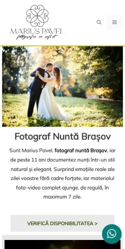 Anteprima del sito Marius Pavel, media di Romania per articoli sponsorizzati