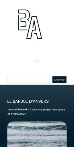 스폰서 기사용 프랑스 매체 Le Barbue d'Anvers 사이트 미리보기