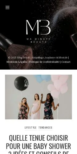 Anteprima del sito Ma Minute Beauté, media di Francia per articoli sponsorizzati