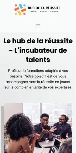 Anteprima del sito Hub de la réussite, media di Francia per articoli sponsorizzati