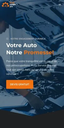 Podgląd witryny Auto Smart 360, medium z kraju Francja do artykułów sponsorowanych