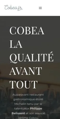 スポンサード記事向けのフランスメディア、COBEAのサイトプレビュー